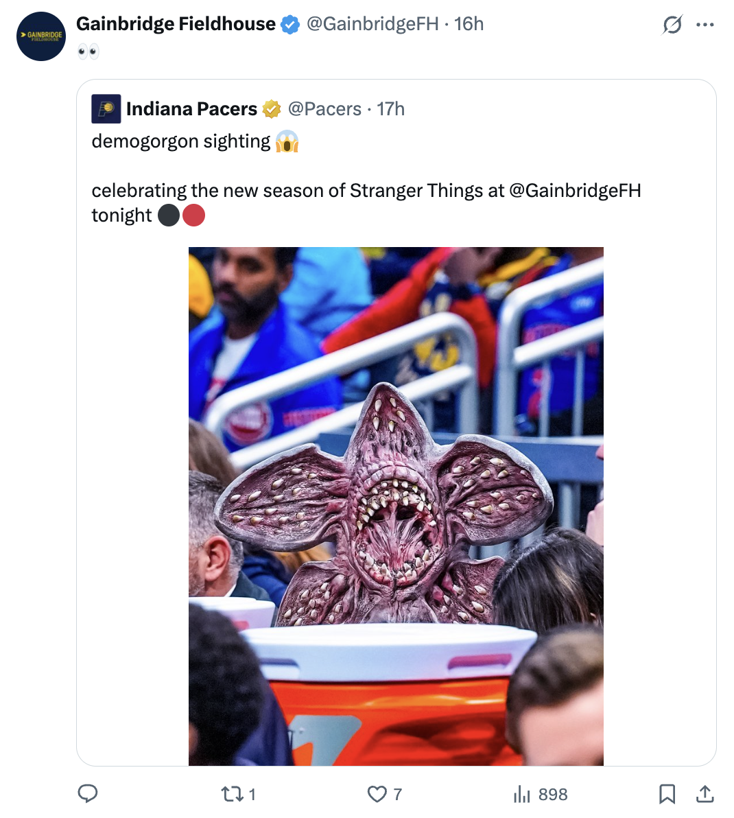 Gainbridge Fieldhouse - X Post 3